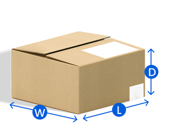 Length x width x depth