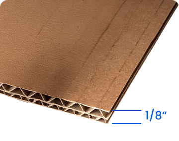 1/8 “ B - Flute Corrugated Cardboard