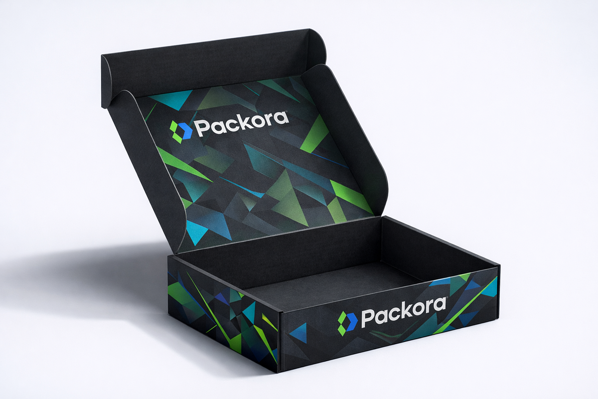 <p>Our custom boxes are crafted from sturdy corrugated cardboard, designed to withstand the toughest shipping conditions (because let’s be honest, we’ve all seen packages take a beating).<br/><br/>To ensure maximum color vibrancy, all designs are printed on white boxes instead of kraft, allowing your branding and artwork to shine with clarity and impact.</p>